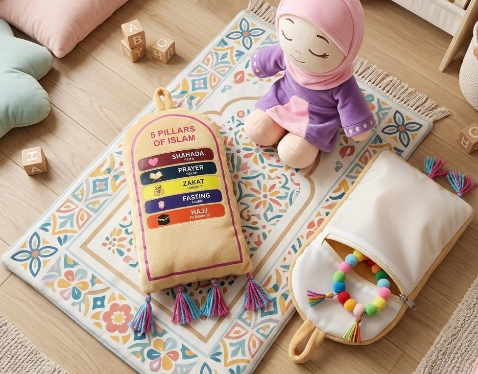 My First Plush Prayer Mat & Learning Cushion