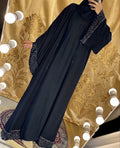 Starlight Pearl & Crystal Shrug Abaya Set
