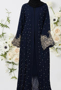 Pearl & Gold Embroidered Luxury Abaya