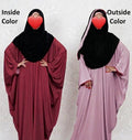 Premium Dual-Color Reversible Kaftan Abaya