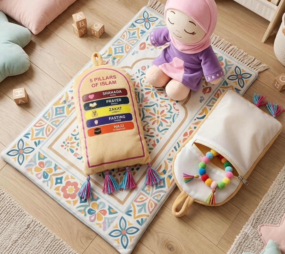 My First Plush Prayer Mat & Learning Cushion